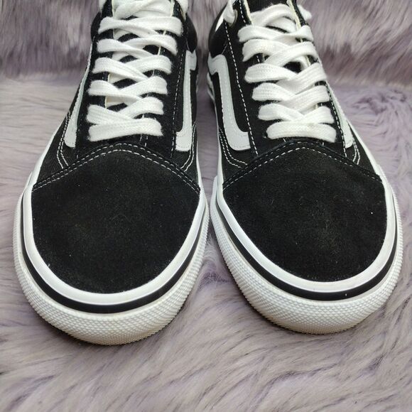 Vans Old Skool Black Suede Popcush Mens Size 5.5 - Picture 4 of 8